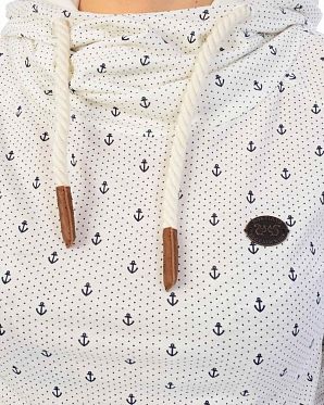 Лонгслив женский с капюшоном Naketano Mandy Ankerdizzel So Natural Лонгслив женский с капюшоном Naketano Mandy Ankerdizzel So Natural