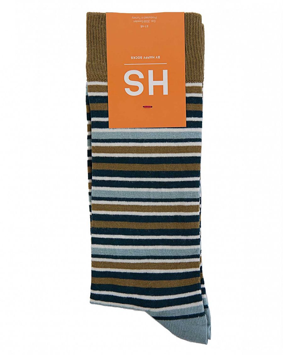 Носки высокие мужские Швеция Happy Socks Stripe Multi отзывы
