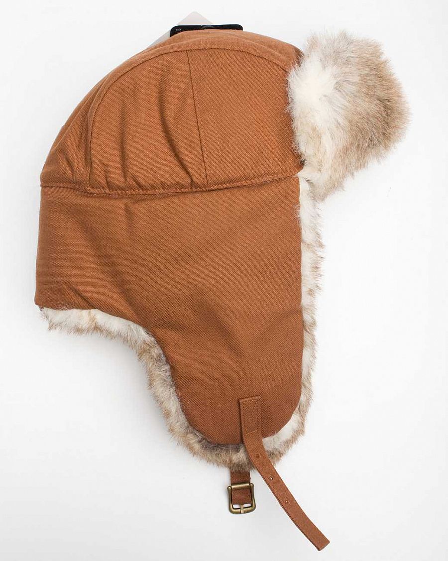 купить Шапка ушанка меховая мужская зимняя водоотталкивающая Carhartt USA Brown в Москве купить Шапка ушанка меховая мужская зимняя водоотталкивающая Carhartt USA Brown в Москве
